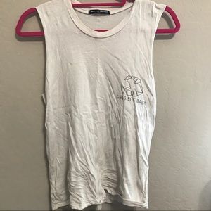 GIRLS BITE BACK BRANDY MELVILLE MUSCLE TANK
